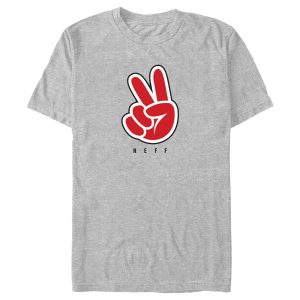 Men_s NEFF Peace Sign Logo Red T-Shirt