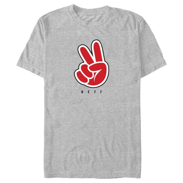 Men_s NEFF Peace Sign Logo Red T-Shirt