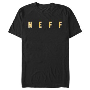 Men_s NEFF Simple Yellow Logo T-Shirt