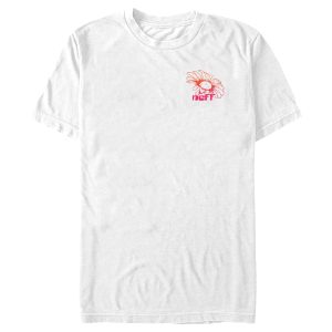 Men_s NEFF Small Colorful Flower Logo T-Shirt