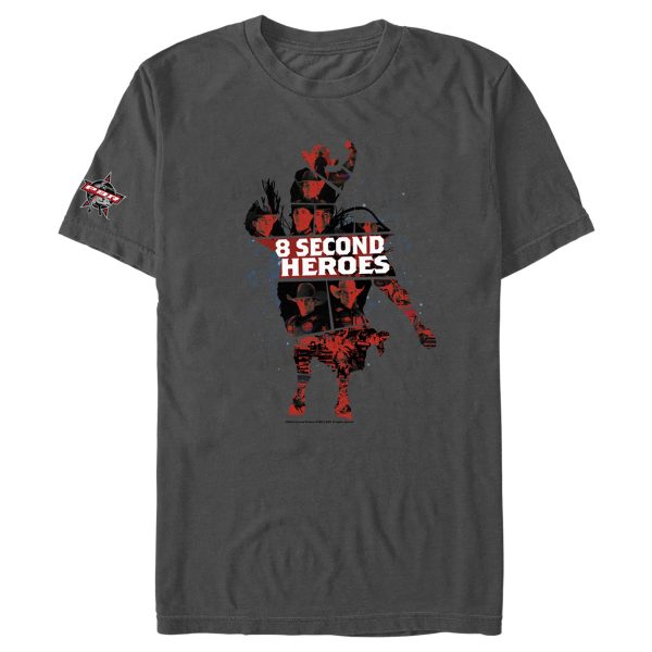 Men_s Professional Bull Riders 8 Second Heroes Collage T-Shirt