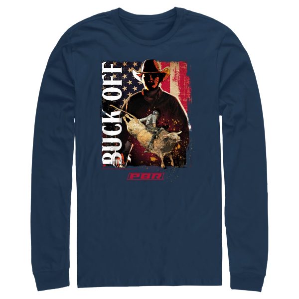 Men_s Professional Bull Riders Buck Off Long Sleeve Shirt