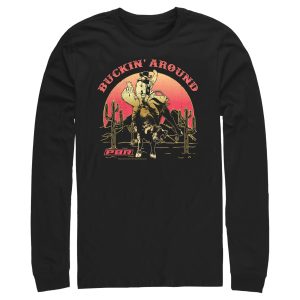 Men_s Professional Bull Riders Buckin_ Around Long Sleeve Shirt