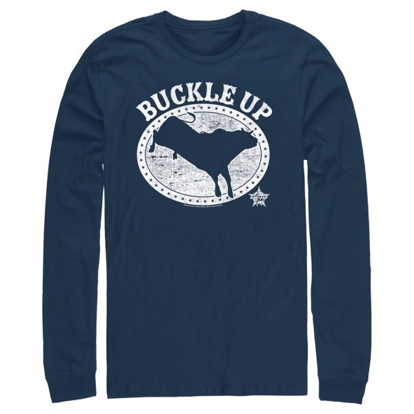 Men_s Professional Bull Riders Buckle Up Long Sleeve Shirt