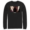 Men_s Professional Bull Riders Cowboy Sparkler Scene Long Sleeve Shirt
