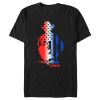 Men_s Professional Bull Riders Patriotic Silhouette T-Shirt