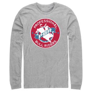 Men_s Professional Bull Riders Professional Bull Riders Badge Long Sleeve Shirt