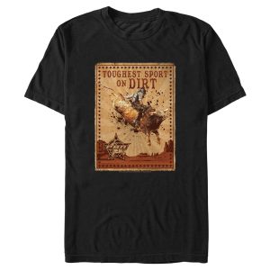 Men_s Professional Bull Riders Toughest Sport on Dirt T-Shirt