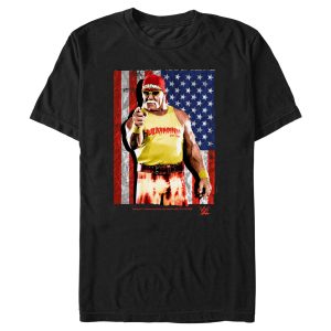 Men_s WWE Hulk Hogan American Flag T-Shirt