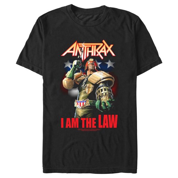 Men’s Anthrax Dredd I Am The Law T-Shirt