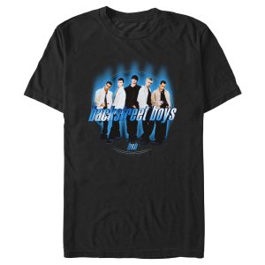 Men’s Backstreet Boys Blue Glowing Circle T-Shirt