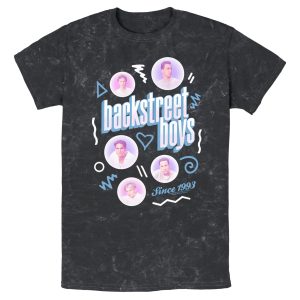 Men’s Backstreet Boys Bubble Icons Doodle T-Shirt