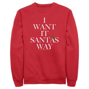 Men’s Backstreet Boys I Want It Santa’s Way Sweatshirt