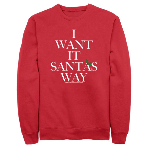 Men’s Backstreet Boys I Want It Santa’s Way Sweatshirt