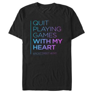 Men’s Backstreet Boys Quit Playing Games With My Heart T-Shirt