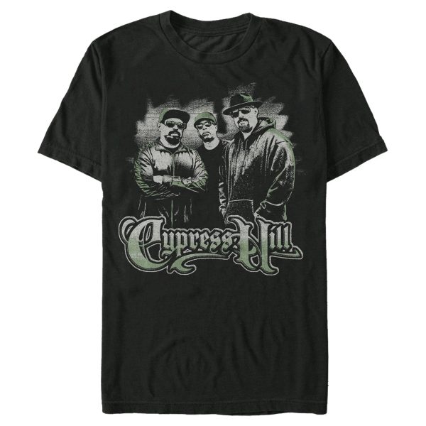 Men’s Cypress Hill Distressed Band Pose T-Shirt