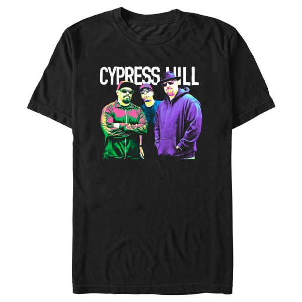 Men’s Cypress Hill Neon Portrait Logo T-Shirt