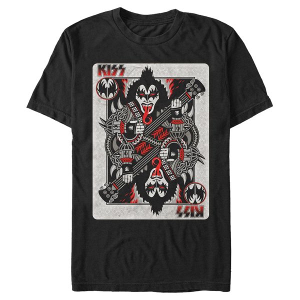 Men’s KISS Gene Simmons Playing Card T-Shirt