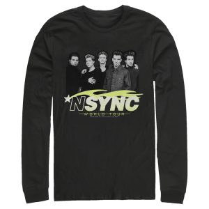 Men’s NSYNC World Tour Poster Long Sleeve Shirt