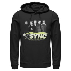 Men’s NSYNC World Tour Poster Pull Over Hoodie