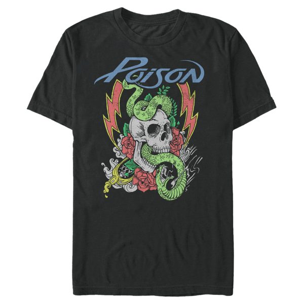 Men’s Poison Skull and Snake T-Shirt