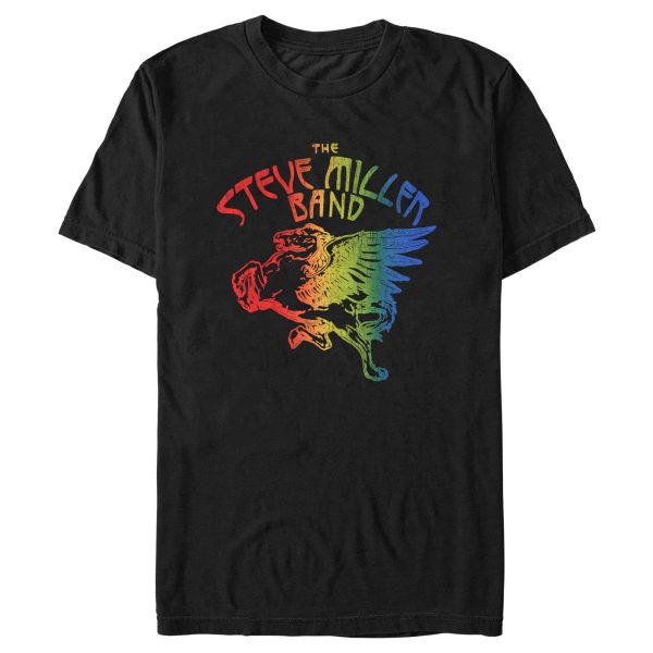 Men’s Steve Miller Band Rainbow Pegasus Logo T-Shirt