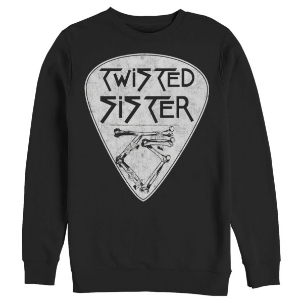 Men’s Twisted Sister Guitar Pick Logo Sweatshirt