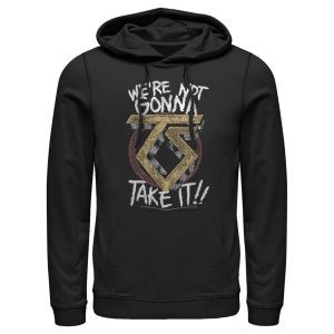 Men’s Twisted Sister We’re Not Gonna Take It Pull Over Hoodie