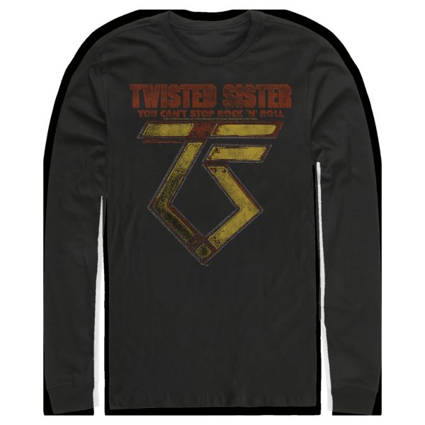 Men’s Twisted Sister You Can’t Stop Rock ‘N’ Roll Long Sleeve Shirt