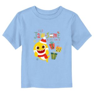 Toddler’s Baby Shark Jawsome Christmas T-Shirt