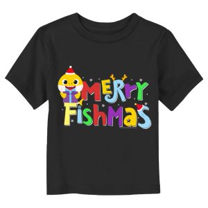 Toddler’s Baby Shark Merry Fishmas T-Shirt