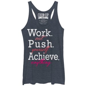 Women_s CHIN UP Achieve Anything Racerback Tank Top