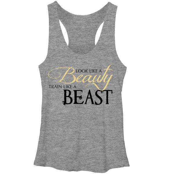 Women_s CHIN UP Beautiful Beast Racerback Tank Top