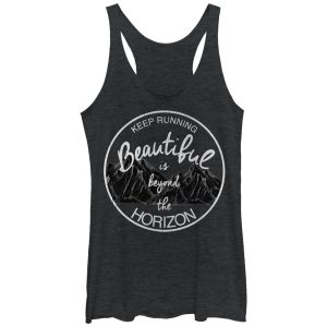 Women_s CHIN UP Beautiful Beyond Horizon Racerback Tank Top