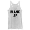 Women_s CHIN UP Blank AF Racerback Tank Top