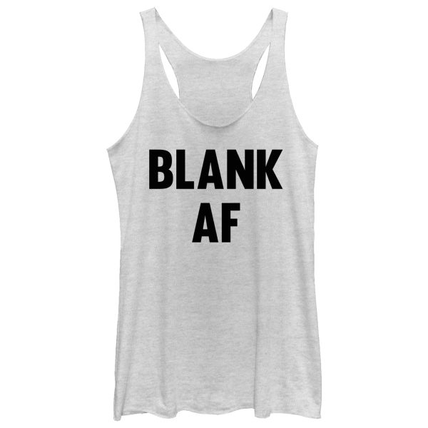 Women_s CHIN UP Blank AF Racerback Tank Top