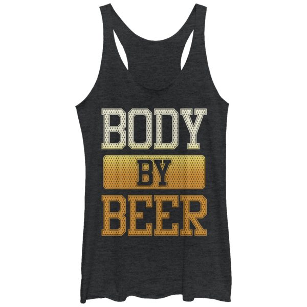 Women_s CHIN UP Body By Beer Racerback Tank Top