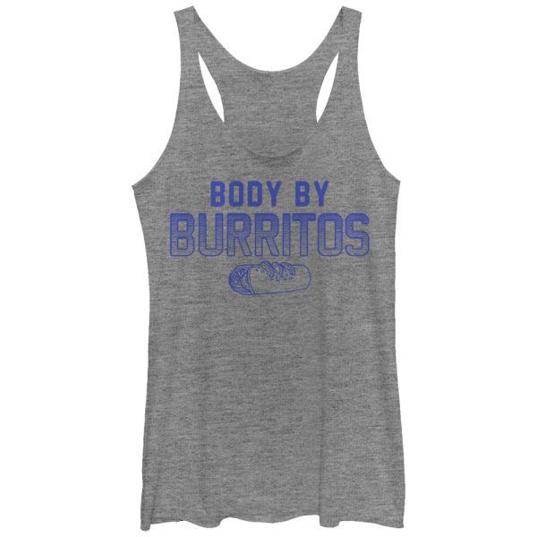 Women_s CHIN UP Body By Burritos Racerback Tank Top