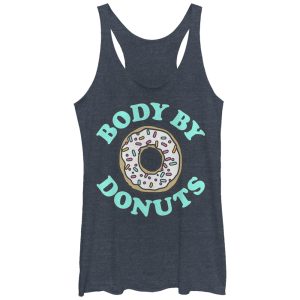 Women_s CHIN UP Body By Donuts Racerback Tank Top