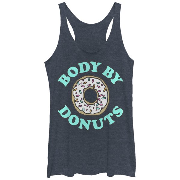 Women_s CHIN UP Body By Donuts Racerback Tank Top