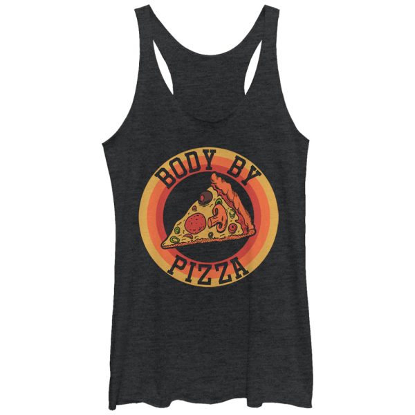 Women_s CHIN UP Body By Pizza Racerback Tank Top