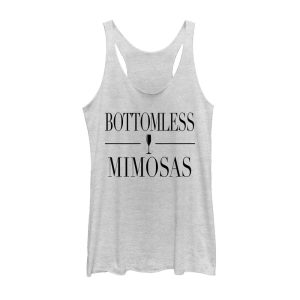 Women_s CHIN UP Bottomless Mimosas Racerback Tank Top