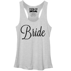 Women_s CHIN UP Bridal Racerback Tank Top