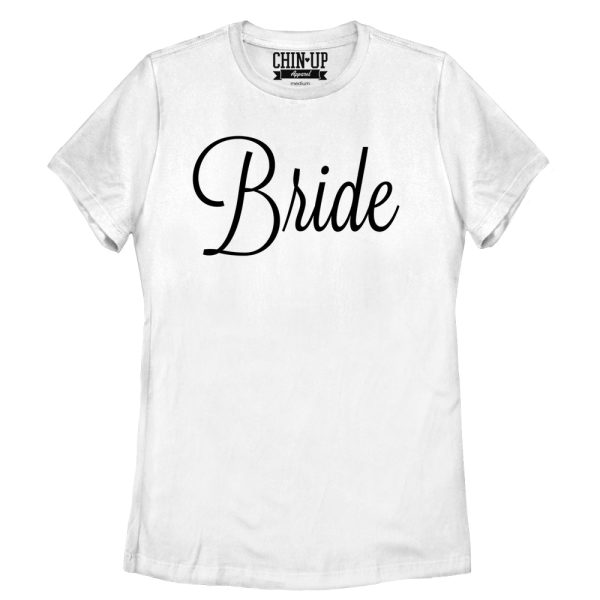 Women_s CHIN UP Bridal T-Shirt