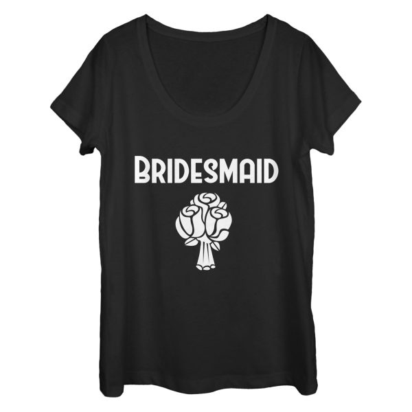 Women_s CHIN UP Bridesmaid Bouquet Scoop Neck