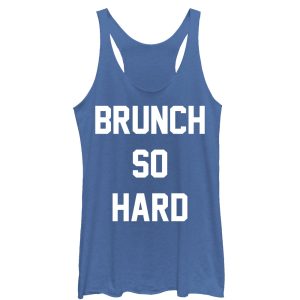 Women_s CHIN UP Brunch So Hard Racerback Tank Top