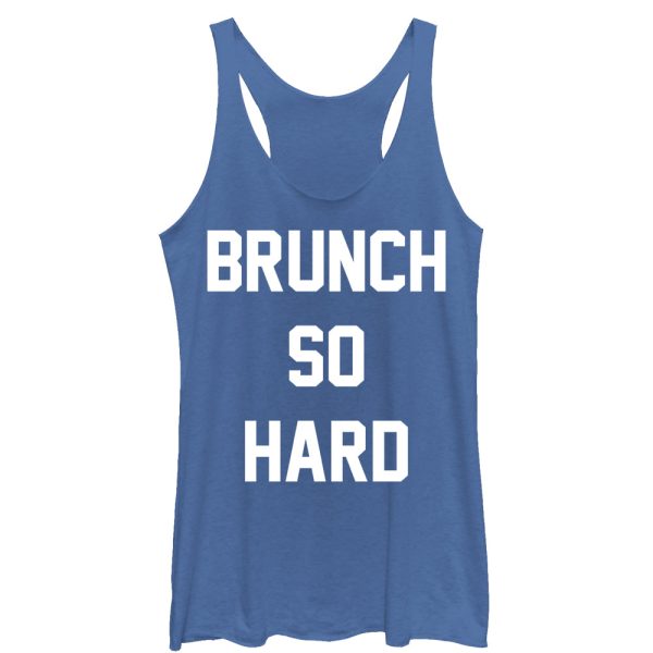 Women_s CHIN UP Brunch So Hard Racerback Tank Top