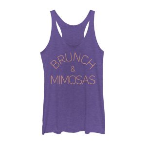 Women_s CHIN UP Brunch and Mimosas Racerback Tank Top