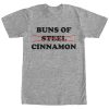Women_s CHIN UP Buns of Cinnamon Boyfriend Tee