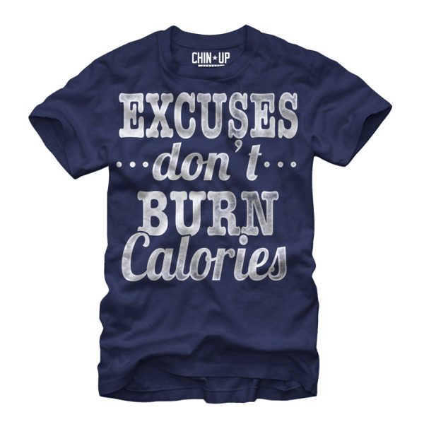 Women_s CHIN UP Burn Calories Boyfriend Tee